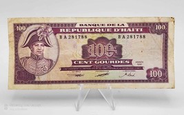 HAITI BANKNOTE  100  Gourdes 1991 P-258 circulated - £15.56 GBP