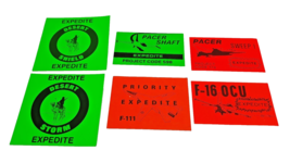 Vintage GD General Dynamics Project Expedite Stickers Lot of 6 - £7.68 GBP