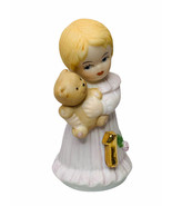 Vintage Enesco 1 Year Old Growing Up Birthday Girls Blond Figurine 1981 ... - €12,92 EUR