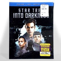 Star Trek Into Darkness (Blu-ray/DVD, 2013, Widescreen) Brand New w/ Mylar Slip! - £6.11 GBP