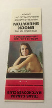 Vintage Matchbook Cover Matchcover Girlie Girly 1983 Trans Canada Club B... - $1.83