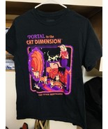 Steven Rhodes Portal To The Cat Dimension Men&#39;s Shirt Medium - $25.56 CAD
