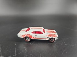 1968 350 SS Chevy Nova Red line Hot Wheels 2008 Mattel White And Red - $23.33