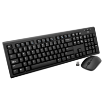 V7 Wireless Keyboard and Optical Mouse Set Ergonomic Combo for PC Laptop - £18.84 GBP