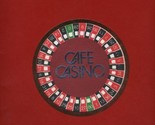 Cafe Casino  Menu Paradise Island Resort Nassau Bahamas Roulette Wheel C... - $41.54