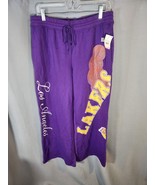 Los Angeles Lakers   Sweatpants   XL   NBA   Purple Wide  Leg Warm-up  G... - £11.00 GBP