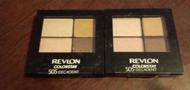 2 Revlon ColorStay Day To Night Eyeshadow Decadent (505) 0.16 oz(X2/1) - $26.72