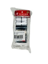 SINGER Polyester Hand Sewing Thread 12 Spools Needles &amp; Threader Asst Colors 3pk - £11.95 GBP