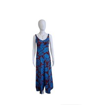 Vintage 60-70s Bobby Brooks Blue Tropical Wide Leg Jumpsuit XXS/XS - $118.80