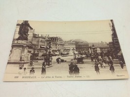 Bordeaux France Real Photo Postcard Picture RPPC Early 1900s Les Alles Tourney - £11.61 GBP
