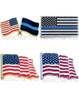 Two (2) of USA American Flag Pins You Pick Design US Lapel Some with Blu... - $12.09 CAD