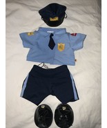 Build A Bear Workshop Police Officer Outfit Accessory Hat Shoes - $16.82