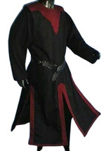Medieval Black Knight Tunic Suncoast Crusader Sleeveless Renaissance X-mas Gift - £66.20 GBP+