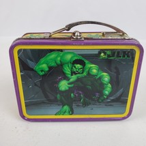 Vintage Incredible Hulk Mini Lunchbox Metal 3.5 Inches Long - £12.99 GBP