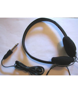 Compact Stereo Padded Lightweight Headphones with 1/4" Inch Stereo Phone Plug.