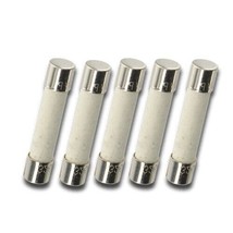 Pack of 5, 3/16 inch X 3/4 inch (5X20mm) 500mA 250v Fuses Ceramic Slow B... - £10.93 GBP