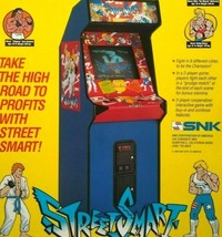 Street Smart Arcade FLYER Original Video Game Vintage Retro Promo Artwork 1989  - $29.70