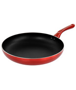 Better Chef 12in Silver Metallic Non Stick Gourmet Fry Pan in Red - $65.13 CAD