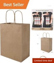 Versatile 100 Count Brown Kraft Gift Bags - Perfect for Events &amp; Celebra... - $64.30