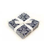 5&quot; Navy &amp; White Basics Pre-Cut Charm Pack  Squares 100% Cotton Fabric Quilt - $44.45 CAD