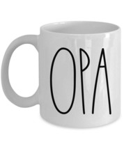 Opa Coffee Mug Funny Father&#39;s Day Tea Cup Ceramic Christmas Gift For Dad - £12.61 GBP+