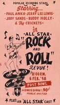 Buddy Holly and The Crickets All Star Rock and Roll Revue Refrigerator Magnet 02 - £78.66 GBP