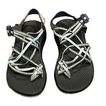 Chaco Green ZX3 Yampa Triple Strap Womens Sandals Size 8 J105060 Hiking Outdoors - £22.80 GBP