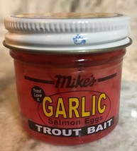 Atlas-Mikes Salmon Eggs Trout Bait #1035 Pink Garlic-RARE-BRAND NEW-SHIP... - £7.02 GBP