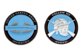 Challenge Coin US Army Infantry Combat Infantryman USA Fast Shipping - £11.07 GBP