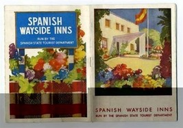 Spanish Wayside Inns Booklet 1930&#39;s Spanish State Tourist Department - £31.34 GBP