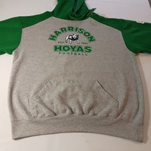 Badger Sport Harrison Hoyas Football Men's Gray & Green Pullover Sweatshirt XL image 11