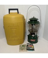 Vintage Coleman 220H Camping Lantern with Carry Case Reflector Silk Mant... - £93.01 GBP
