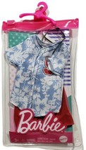 BARBIE KEN Fashion Pack Tropical Shirt Red Shorts Sunglasses New! - £8.65 GBP