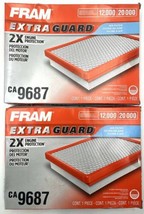 FRAM CA9687 Extra Guard Air Filter For Select Ford &amp; Lincon Vehicles 2 PACK - £11.59 GBP