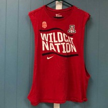 Distressed cut sleeve Arizona wildcat nation fiesta bowl Tshirt mens size L - $15.99
