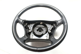 2000-2006 Mercedes W220 S430 S500 Driver Steering Wheel Black P4562 - £94.07 GBP