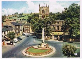 United Kingdom UK Postcard Skipton Memorial &amp; Church - £1.68 GBP