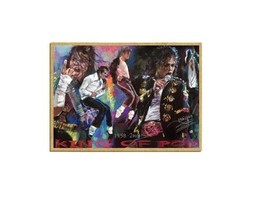 Michael Jackson King Of Pop Nice Wood Kitchen Fridge Magnet 2.5 x 3.5 NEW B94 - £4.68 GBP