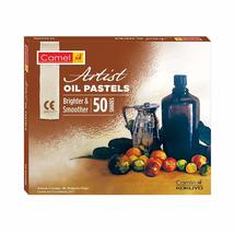 Camlin Kokuyo Supreme Oil Pastel Set - 50 Shades (Multicolor) - £19.47 GBP