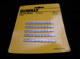 New DEWALT DW3616 Jig Saw Blades 5 pack 32 TPI 2-3/4&quot; length  *BNIB - $9.11