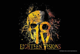 Eighteen Visions Poster Flag Root Skull  - $15.99