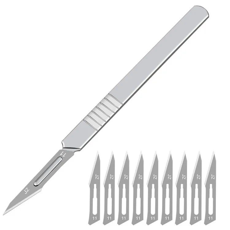  Steel Surgical Scalpel Knives 11# 23# Blades with Handle Scalpel DIY Cutting To - £127.47 GBP