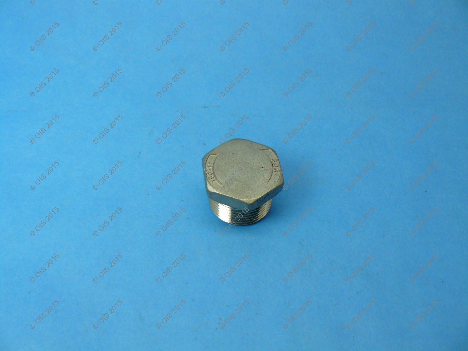 Stainless Steel 304 Cast Pipe Fitting Hex Head Plug 1&quot; NPT, Class 150 - $5.99