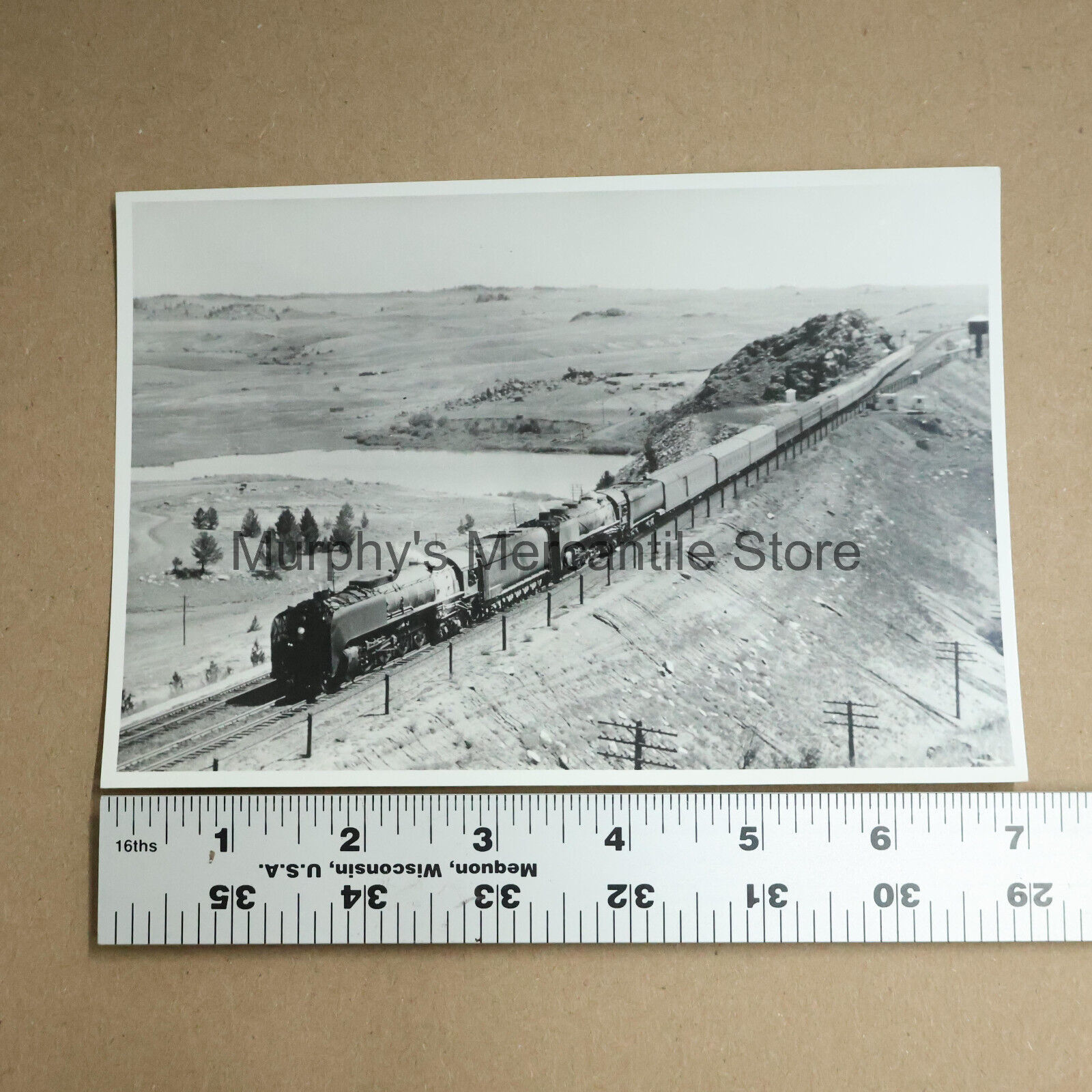 Primary image for 1956 U.P. Extra 819 Nat'l Park Spec Steam Locomotives Freight 5x7in Vtg Photo