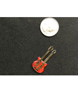 Asia Music Group Double Neck Guitar Pin, Red Guitar - $20.30 CAD