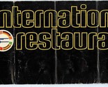 International Restaurant Menu Brochure Kings Island Ohio  - £37.28 GBP