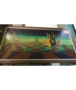 Salvador Dali 28&quot; x 52&quot; Oil On Board - $1,403.74 CAD