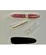 Pink Pastel Bliss Swarovski Crystal Pen w/Case Extra Cartilage Extra Crystals - $24.99