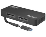 4K Displayport And Hdmi Dual Monitor Adapter For Usb 3.0 And Usb-C, Comp... - $152.99