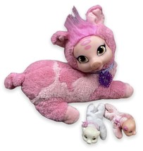 Piggy Surprise 2 Tone Pink Mom+ 4 Piglet Babies 2018 Puppy Plush Animal Toy - £27.30 GBP